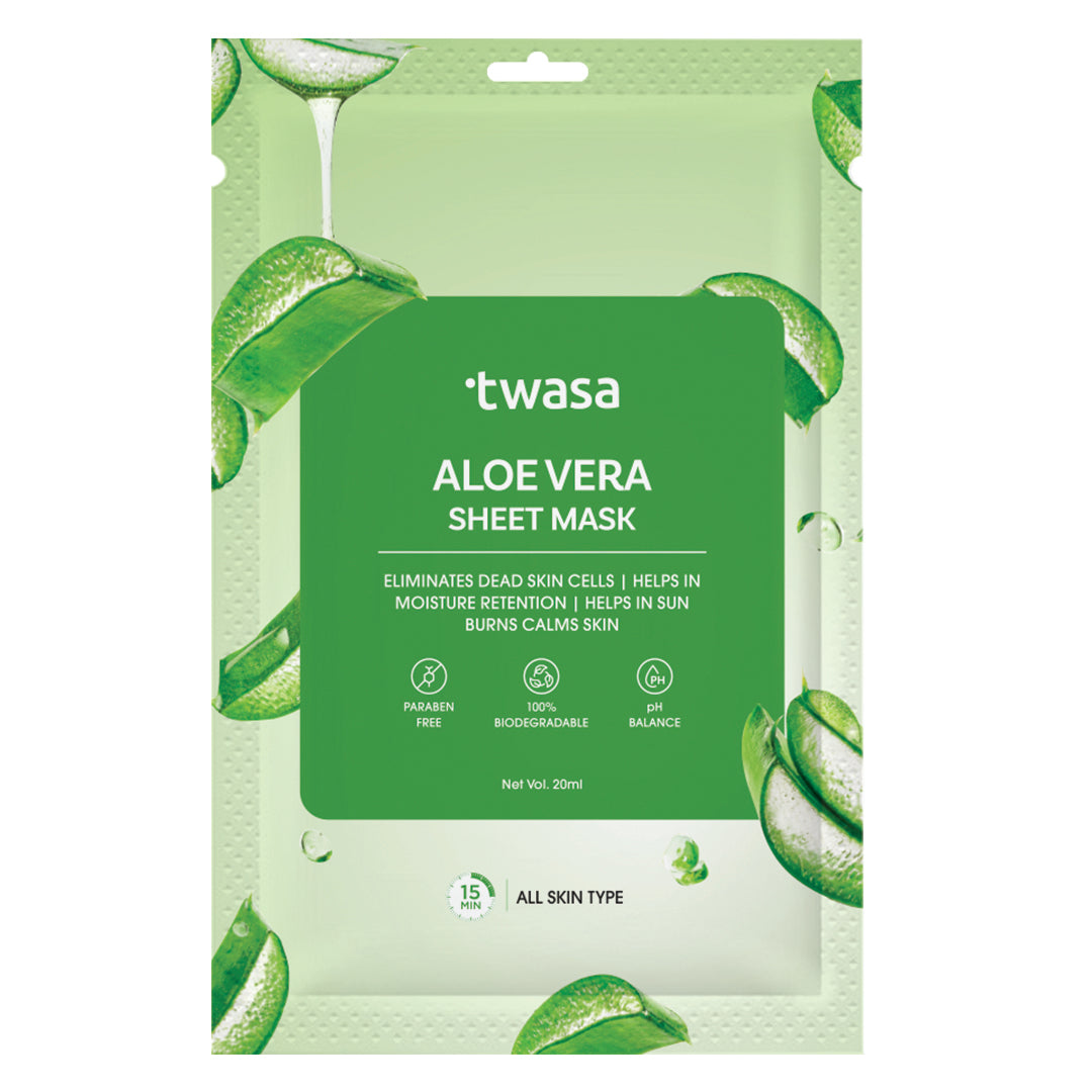 Buy Aloe Vera Gel Face Mask Online in India – Shop Now – Twasa Cosmetics