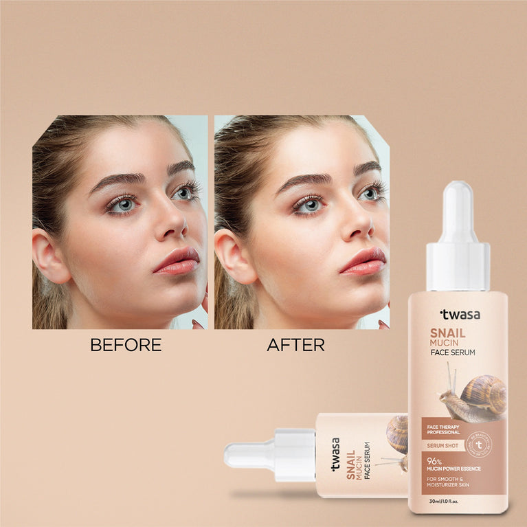 Experience the anti-aging and barrier repair benefits of our barrier repair serum. Twasa Advanced Snail 96% Mucin Power Essence is celebrated as the best anti wrinkle serum, offering firming and smoothing effects that reduce the appearance of fine lines and wrinkles. This serum serves as an excellent pore minimizing serum and skin barrier repair serum, strengthening your skin’s natural defenses against environmental stressors.