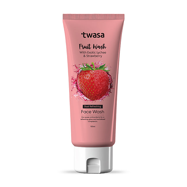 Twasa Strawberry Exfoliating Face Wash for Glowing Skin