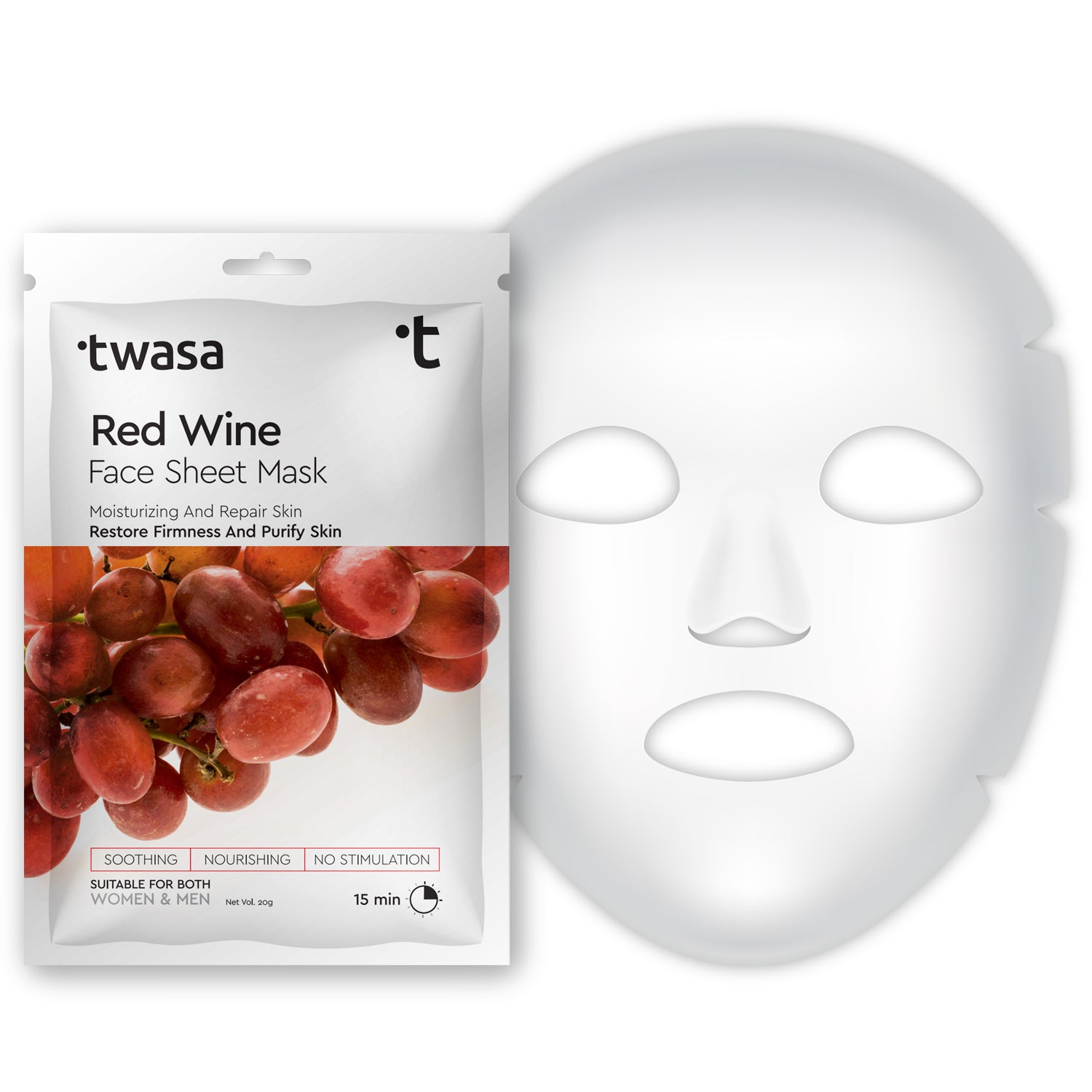 Red Wine Facial Mask Buy Red Wine Sheet Mask Online in India Twasa