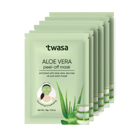 Natural Aloe Vera Peel Off Gel Face Mask – Hydrating, Acne Treatment, and Skin Rejuvenation
