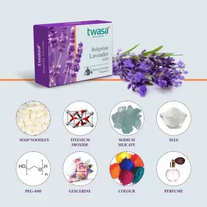 Lavender glycerin soap for soft, refreshed, and healthy skin