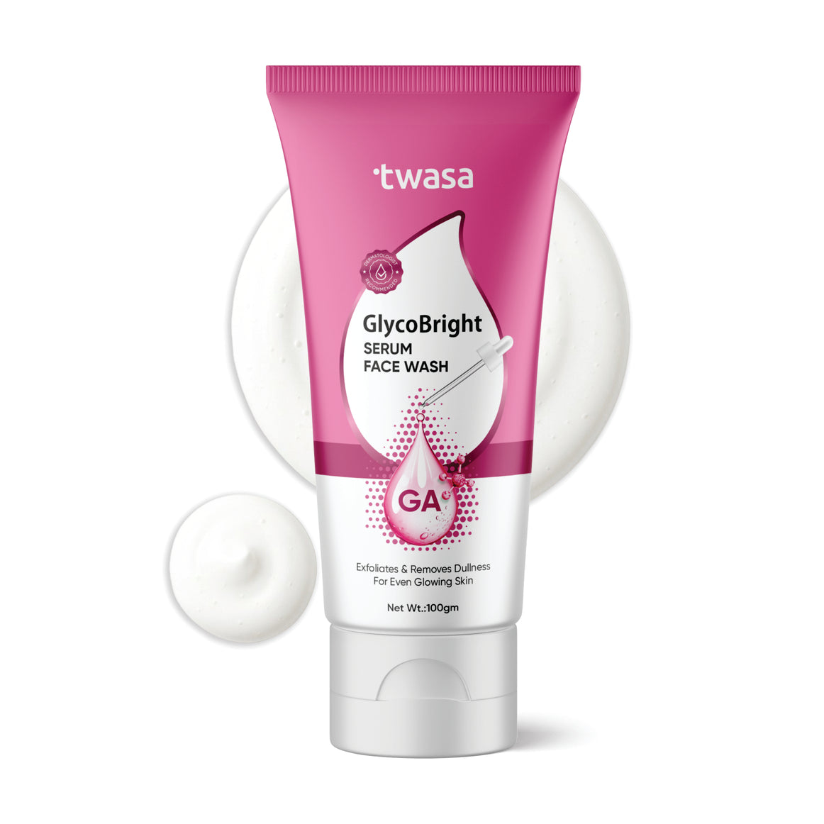 Twasa Glycolic Acid Face Wash – Best Glycolic Acid Face Wash in India for Glowing Skin