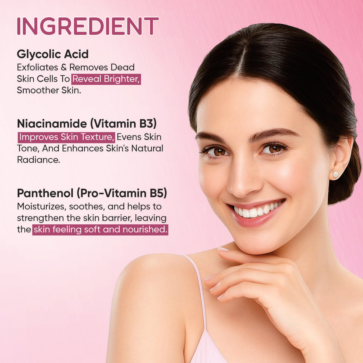 2% Glycolic Acid Face Wash for Dark Spots, Pigmentation and Smooth Skin