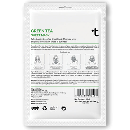 Green Tea Korean Face Mask: Refreshing Hydration for Radiant Complexion