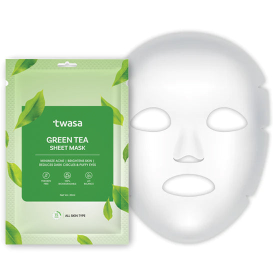 Green Tea Sheet Mask: Hydrating and Revitalizing Skincare Treatment