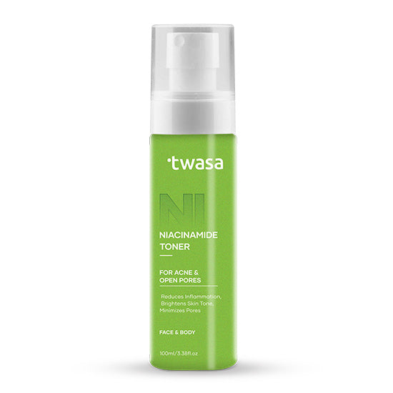 Twasa Niacinamide Face Toner with Hyaluronic Acid and Vitamin C for Bright, Hydrated, and Glowing Skin – 100ml