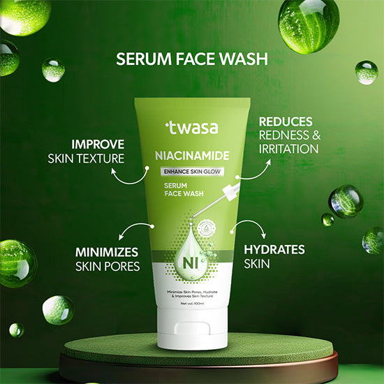 Face wash niacinamide formula – Twasa daily use cleanser for blemish-prone and dull skin