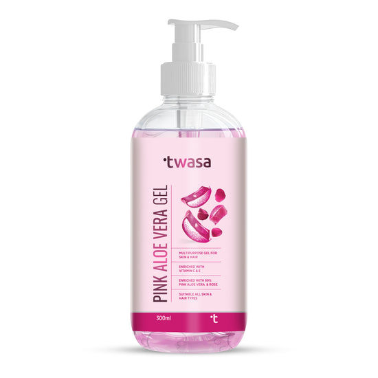 Twasa Pink Aloe Vera Gel: Natural Skincare & Haircare for Radiant Beauty –  Twasa Cosmetics