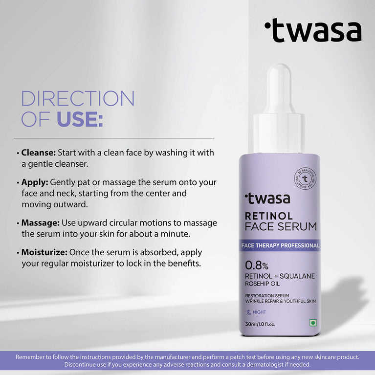 retinol anti wrinkle facial serum