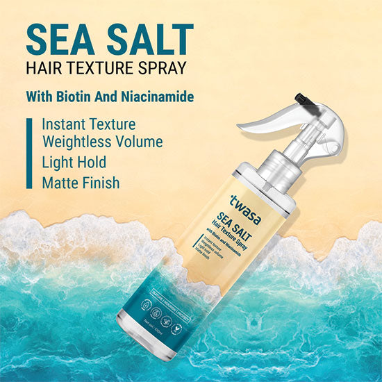 Twasa Sea Salt Spray for natural hair texture and volume
