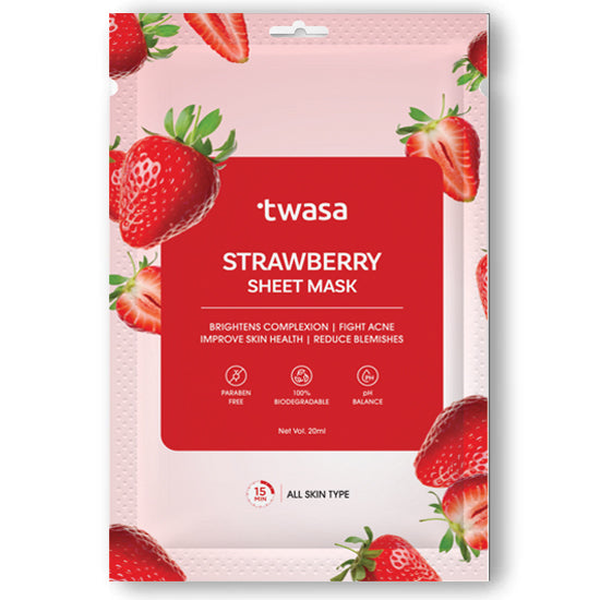 Organic Strawberry Sheet Mask