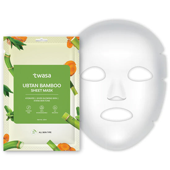 Ubtan Bamboo Sheet Mask for Oily Skin