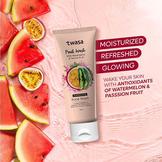 Twasa Watermelon Glow Face Wash for Deep Skin Cleansing