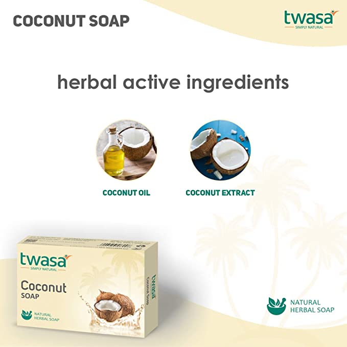 Organic Coconut Oil Bar Soap for Dry Skin