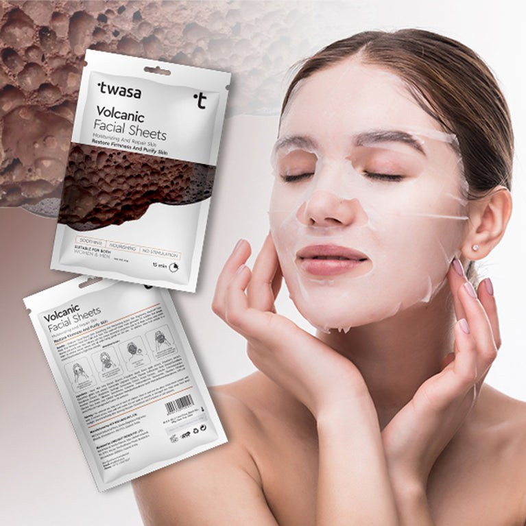 volcanic facial sheet mask