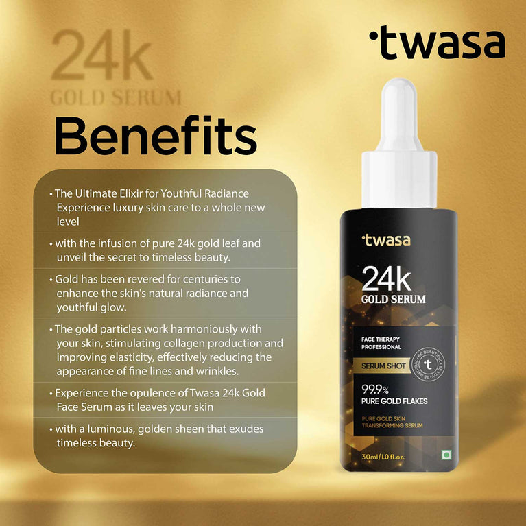 24k gold serum benefits