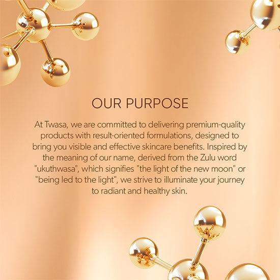 Twasa facial wash 24k gold formula for luxurious daily skincare