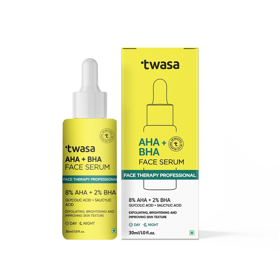 Buy AHA BHA Serum for Acne & Glowing Skin @ Best Price India – Twasa ...