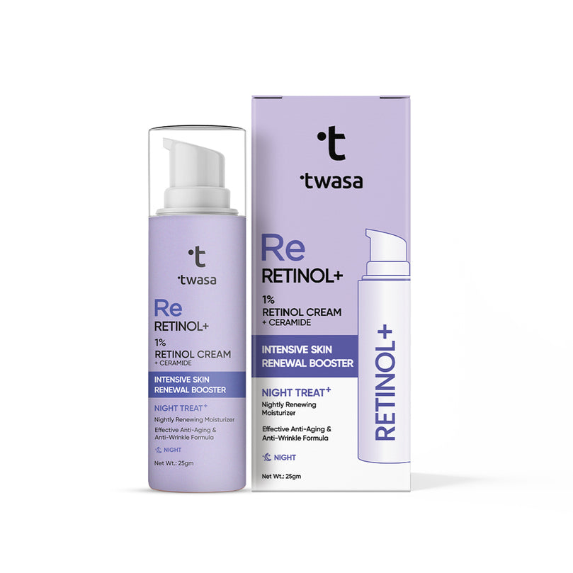 Twasa 25gm - Your Best Retinol Cream Choice. Experience the power of retino A cream and the benefits of retinol for skin. Nourish and hydrate with our retinol face cream and moisturizer. Elevate your routine with the best retinol cream moisturizer by Twasa.