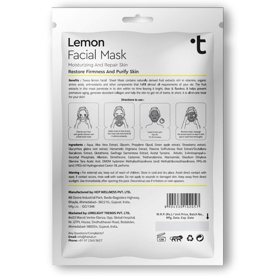 Buy Lemon Face Mask in India