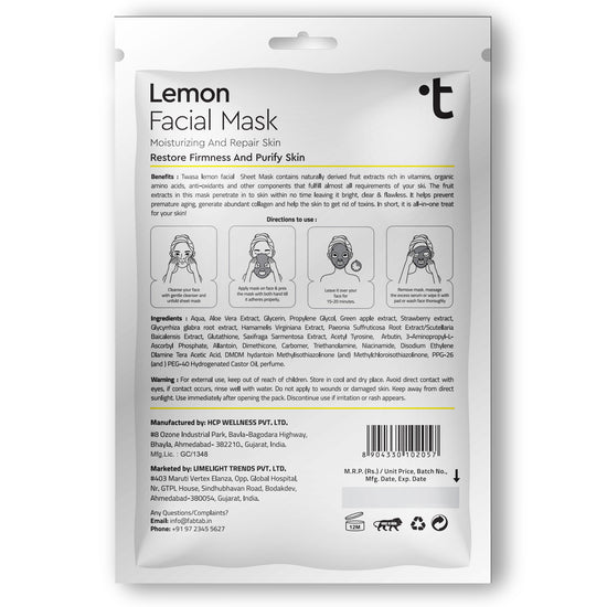 Buy Lemon Face Mask in India