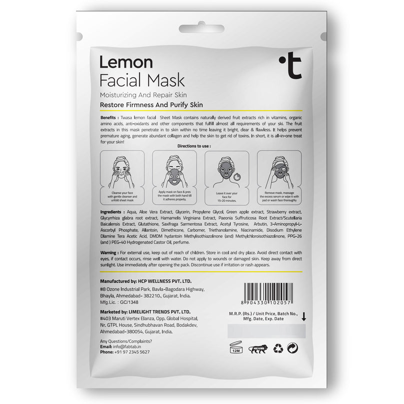 Buy Lemon Face Mask in India