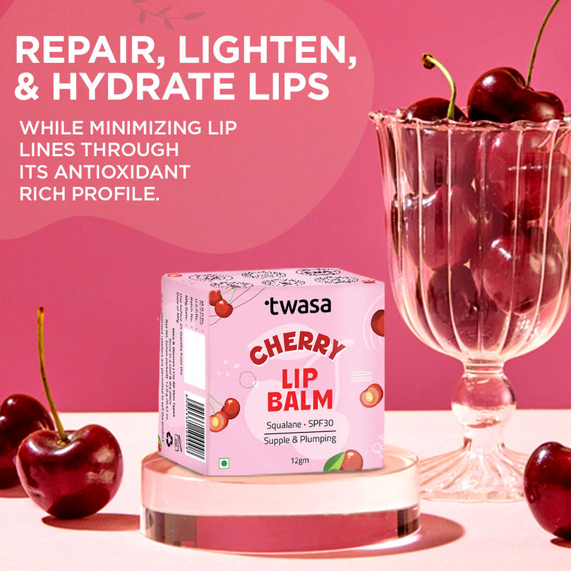 Cherry Lip Balm for Sun Protection