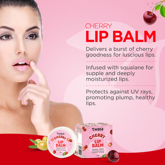 Best Organic Cherry Lip Balm for Dry Lips