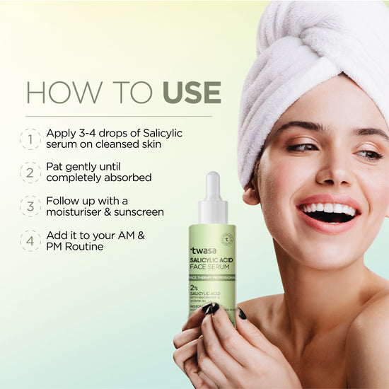 See real results with our Salicylic Acid Serum for acne scars, promoting smoother and more even-toned skin over time.