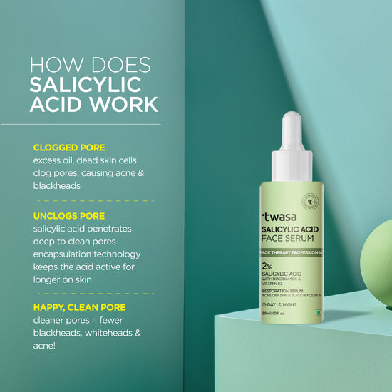Experience gentle yet effective exfoliation with our Salicylic Acid Serum, perfect for reducing the appearance of pores and blackheads.