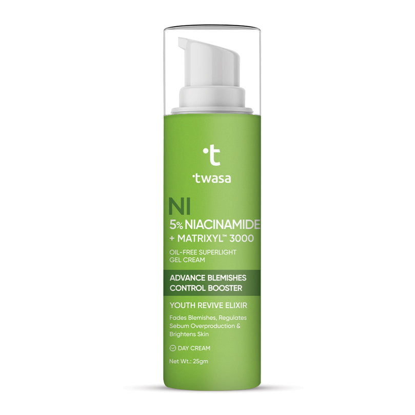 Twasa 25gm Niacinamide Moisturizer - Reveal Radiant Skin. Elevate your skincare with the best moisturizer featuring niacinamide. Nourish your face with our niacinamide cream, perfect for all skin types, especially oily skin. Experience the benefits of a night cream enriched with niacinamide. Discover the effectiveness of the best cream with niacinamide for a revitalized complexion.