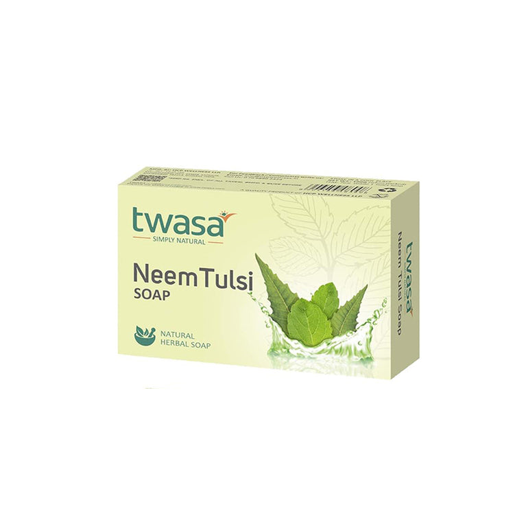 Natural Neem Tulsi Soap for Skin Care and Acne with Ayurvedic Benefits