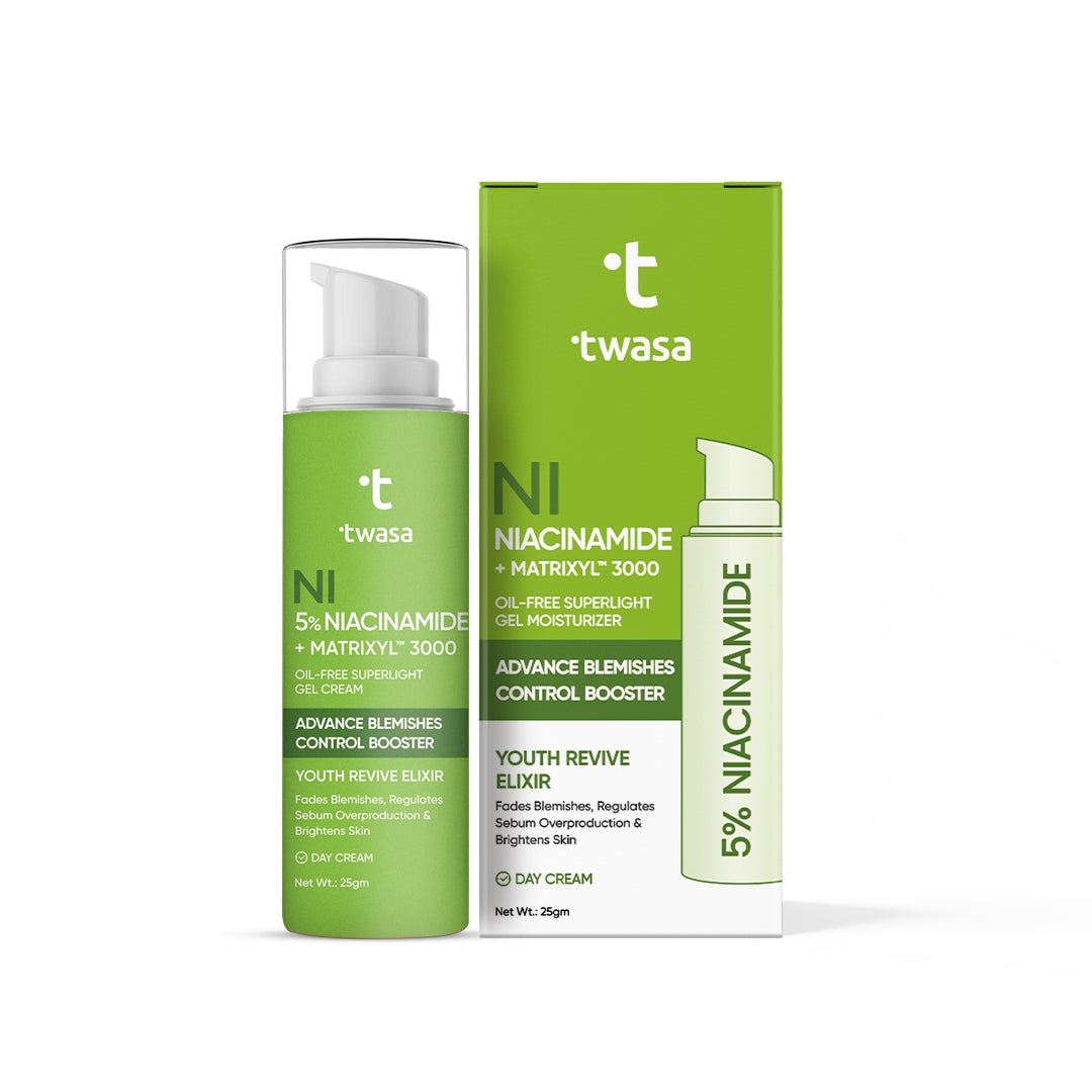 Twasa 25gm Niacinamide Moisturizer - Elevate Your Skincare with Nourishing Benefits. Experience the excellence of our moisturizer featuring niacinamide. Ideal for oily skin, our niacinamide cream for face delivers exceptional results. Indulge in the night cream with niacinamide, the best cream for radiant skin by Twasa, your trusted brand.
