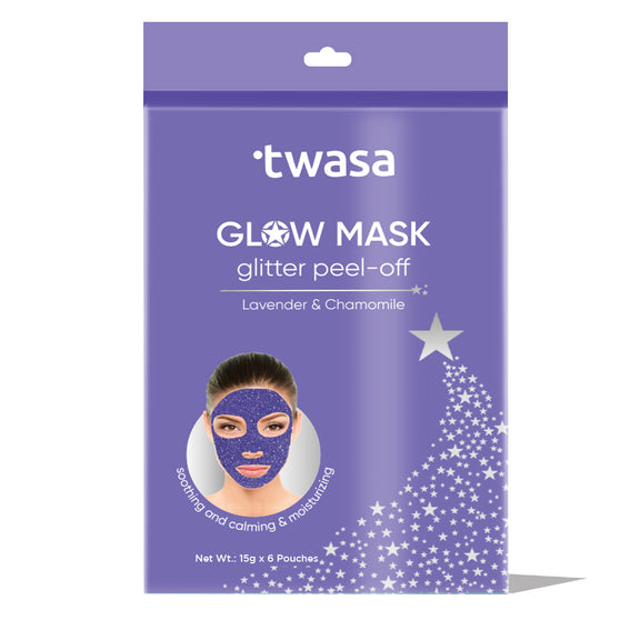 Glow Mask - Lavender Chamomile Glitter Peel Off Mask