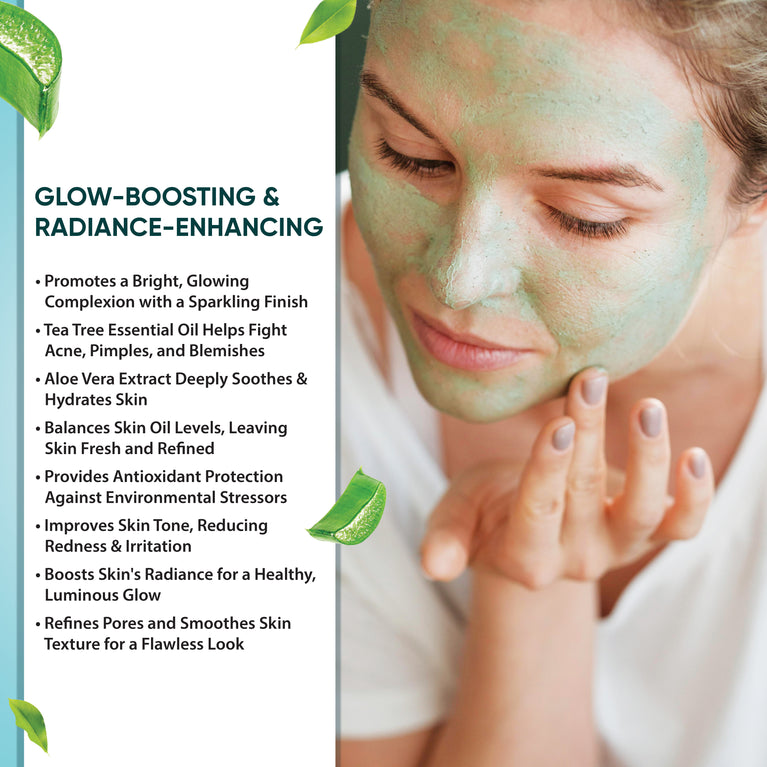 Glow Mask - Peel off Glitter Mask With Green Tea and Aloe Vera