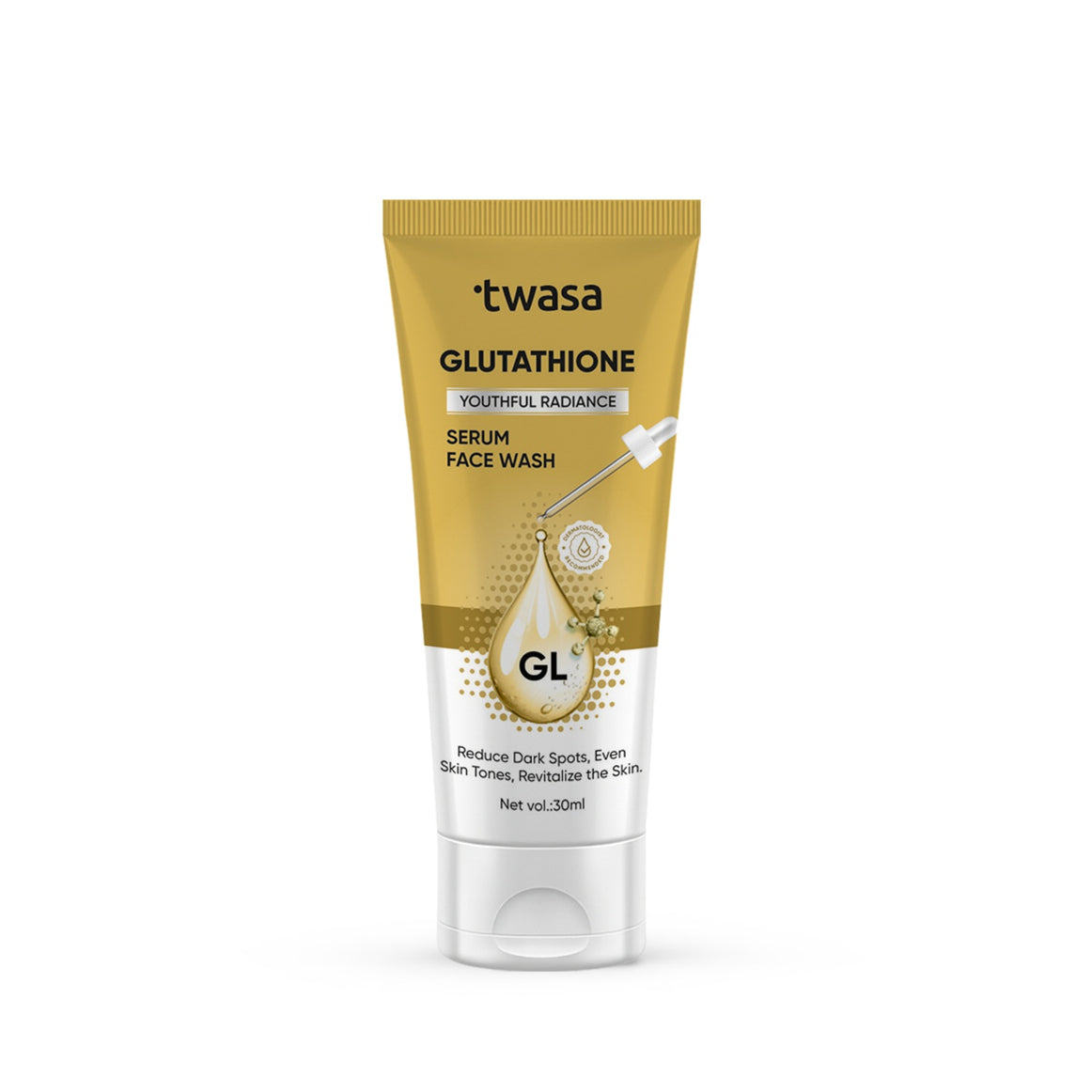 Glutathione Face Wash for Skin Whitening and Brightening | Gentle Gluta Facial Cleanser for Glowing Skin