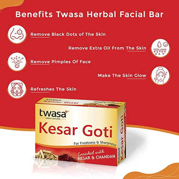 Buy Kesar Goti Soap Online Shop Ayurvedic Kesar Goti for Radiant Skin