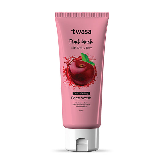 Twasa Cherry Berry Face Wash: Clean and Clear for Glowing Skin