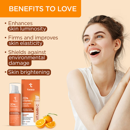 Unlock Radiant Skin: Twasa's Vitamin C Cream - Experience the benefits of vitamin C cream, perfect for hyperpigmentation. Discover the power of our vitamin C moisturizer and face cream. Embrace the best in skincare with Twasa's top-rated vitamin C cream and moisturizer, including a nourishing vitamin C night cream.