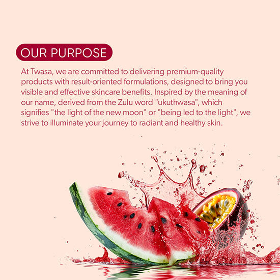 Watermelon & Passion Fruit Glow Face Wash with Natural Extracts