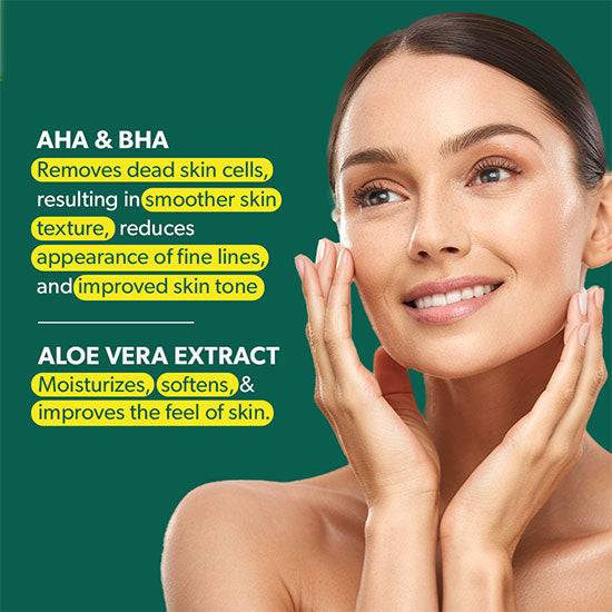 Twasa best face wash with AHA and BHA for daily skincare routine