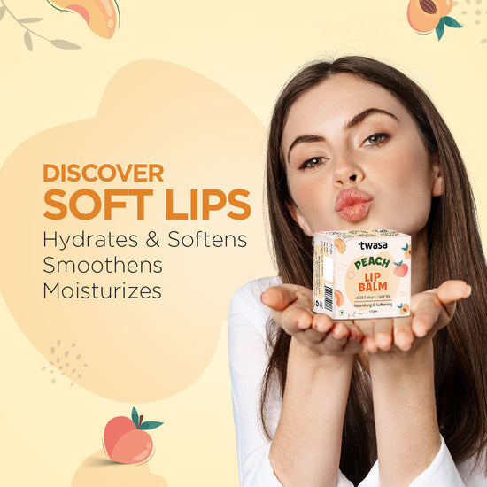 Top-rated peach-scented lip balm brands