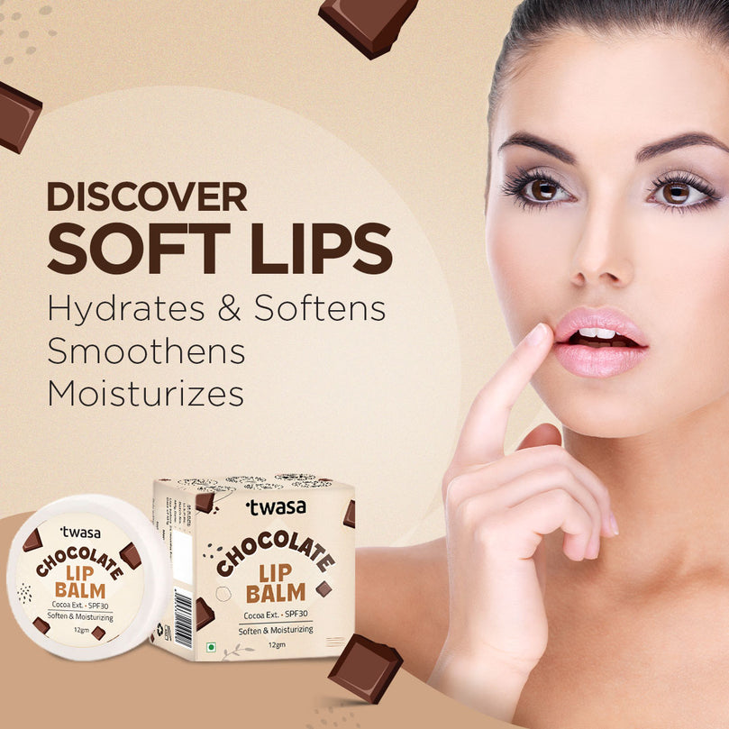 Chocolate Lip Balm for Plump Lips