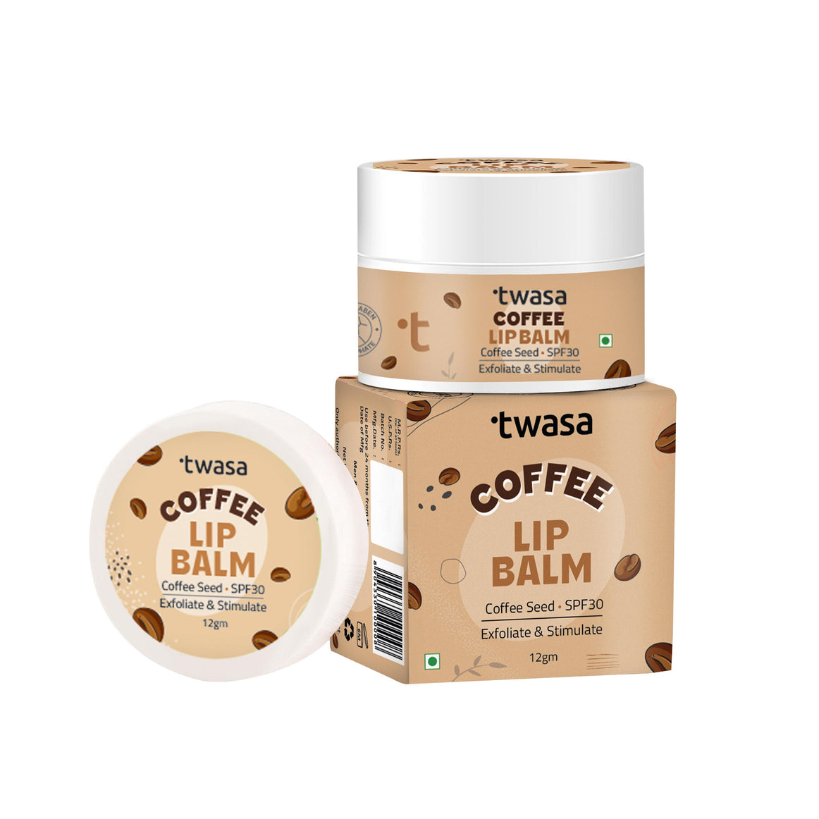 Top-rated moisturizing coffee lip balm 