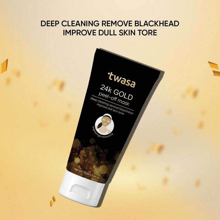 Deep cleansing 24K Gold Face Mask for excess oil and surface impurities