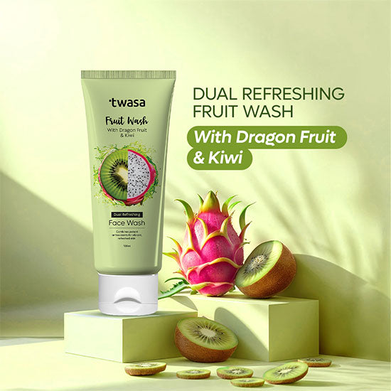 Gentle Dragonfruit Kiwi Face Wash for Deep Cleansing – Twasa