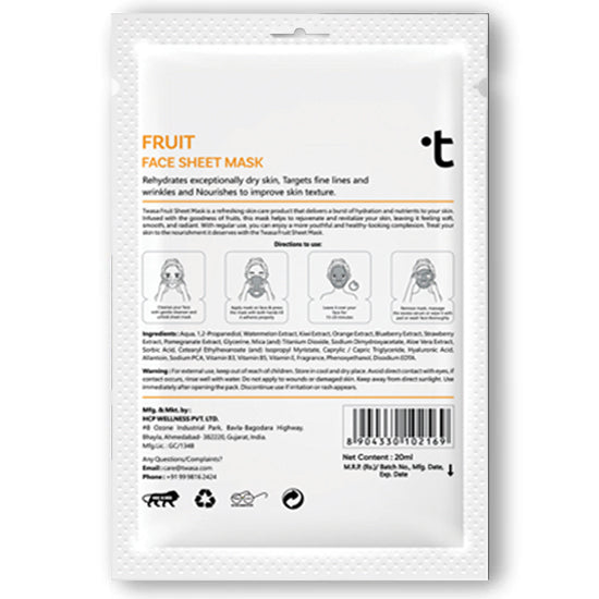 Organic Fruit Sheet Mask