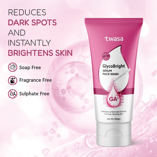 Best Glycolic Acid Cleanser for Oily Skin and Acne-Prone Skin by Twasa
