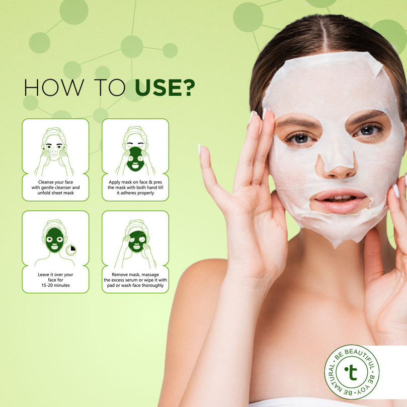 How to use niacinamide sheet mask from Korea – Buy online in India
